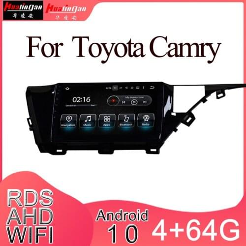 Android 10 Car Multimedia DVD Stereo With Screen Receiver Radio Player GPS Navigator for Toyota Camry 2din