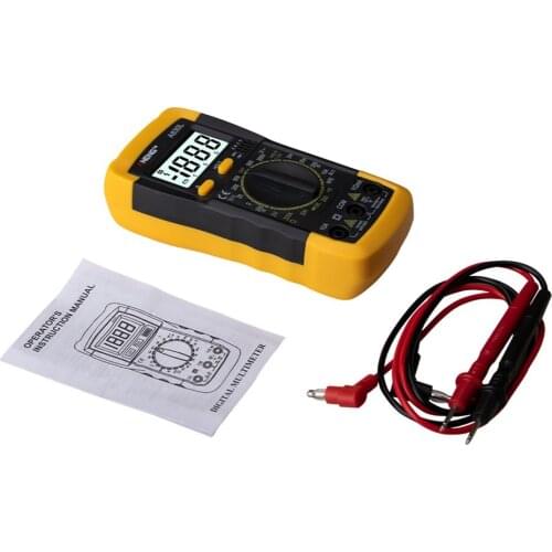 A830L LCD Digital Multi Function Universal Meter Household Electrical Instrument AC DC Diode Freguency Multimeter