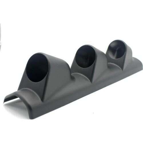 52mm LEFT HAND DRIVE Pod A Pillar Triple 3 Hole Mount Gauge Holder Car accessories Auto Gauge Pillar Mount Pod Holder