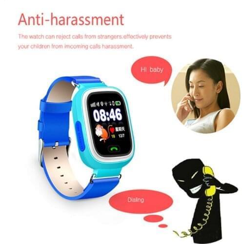 Q90 GPS Kid Smart Watch Baby Anti-lost Watch with Wifi Touch Screen SOS Call Location DeviceTracker for Children Saf