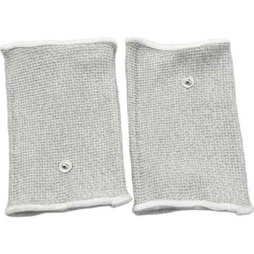 Drop ship 50 pair Silver fiber Electrode massage Wrist/knee/Socks,prevent rheumatism,electrode stimulation TENS/EMS accessories