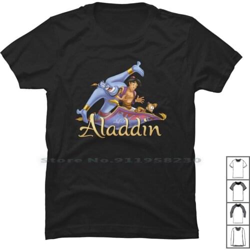 Aladdin T Shirt 100% Cotton Williams Movie Magic Lamp Movie