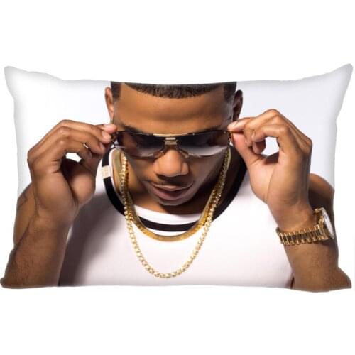 Hot Sale Nelly Rectangle Pillowcase Custom Home textile Zipper Pillowcase Pillow Cover Size 45*35cm (one side) Print