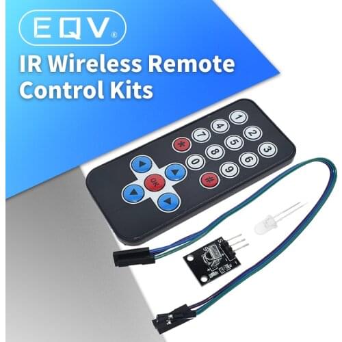 1LOT Infrared IR Wireless Remote Control Module Kits DIY Kit HX1838 For Arduino Raspberry Pi