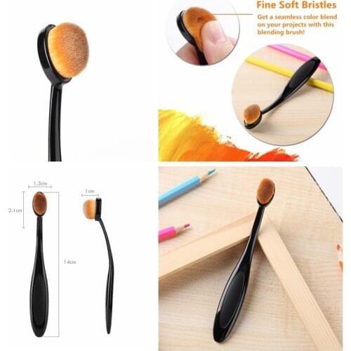 Blending Brush for Easy and Smooth Application of Water-Based Craft Ink Brush Head: 1.3x2.1cm Brush Holder: 14cm