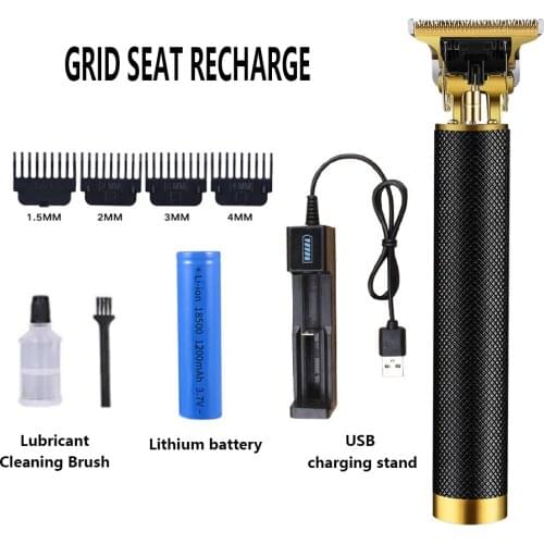 T-Outliner LCD Hair Clipper Electric hair trimmer Cordless Shaver Trimmer Men Hair Cutting Machine USB Rechargeable Oil Barber