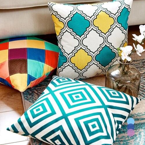 Pillow Cover Geometric Decorative Cushions Cover 45*45 For Living Room Sofa Throw Pillows Home Decor Housse De Coussin Nordic