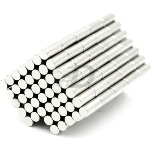 500pcs Neodymium N35 Dia 6mm X 15mm Strong Magnets Tiny Disc NdFeB Rare Earth For Crafts Models Fridge Sticking magnet 6x15mm