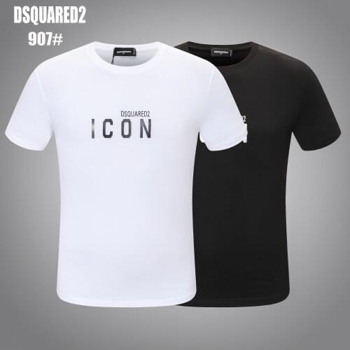 2021 New Arrival Mens Shirts Men DSQUARED2 Camicias Casual One Button T-SHIRT Tee Shirts Printed Short-sleeve Blouses Tops