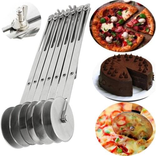 Pasta Knife Pizza Tools Pasta Knife Stainless Steel 304 Adjustable Bakeware Flexible Pastry Cutter Dough Divider