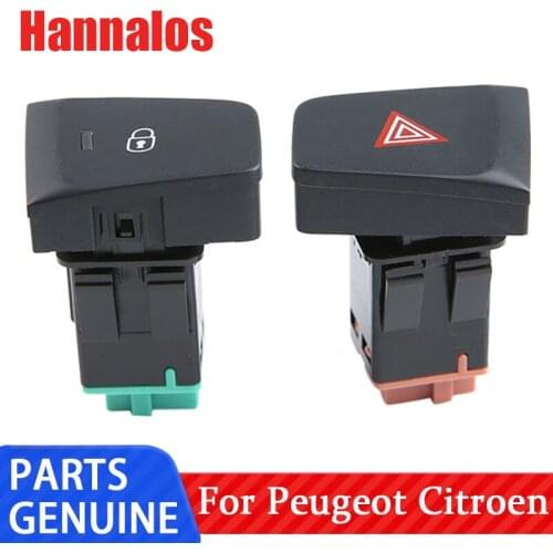 Suitable for Peugeot 301 new Elysee central control door lock switch emergency light switch instrument panel switch