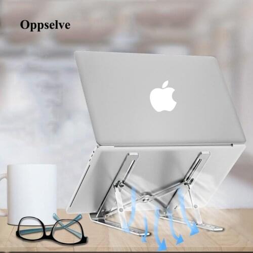 Portable Aluminum Laptop Stand Foldable Tablet Support Holder For Macbook Pro Notbook Riser Stand Cooling Bracket For Xiaomi Air