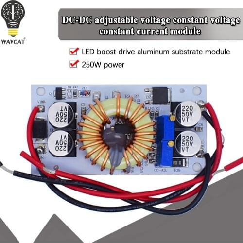 250W 10A DC-DC Boost Converter Constant Module Current Mobile Power Supply LED Driver Module Non-isolated Step Up Module