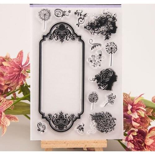 Transparent Clear Silicone Stamp/Seal for DIY Scrapbooking/photo Album Decorative Clear Stamp Sheets T5136