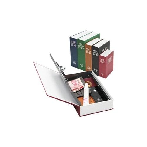 Dictionary Book Safe Box Security Coffer Dictionary Money Box Creative Safe Book Coin Bank Strongbox 185*115*55mm