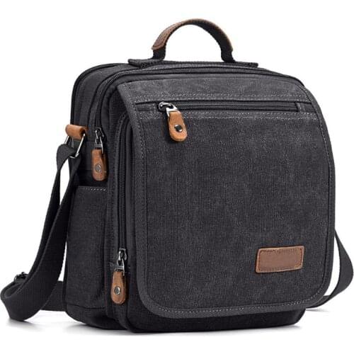 Men Vintage Shoulder Canvas Messenger Bag Satchel School Crossbody Bags 20CA