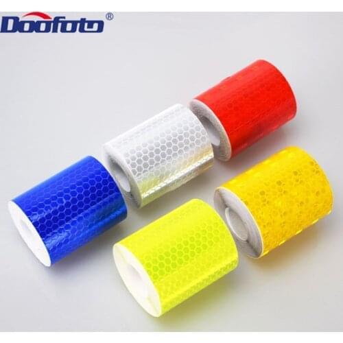 5 X 300 CM Reflective Strip Sticker Bicycle Reflector Car Cinta Reflectante Exterior Accessories Warning Safety Film