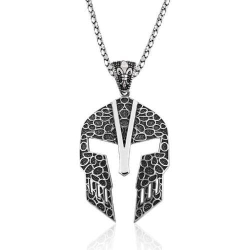 Tevuli 925 Sterling Silver Gladiator Men 'S Necklace