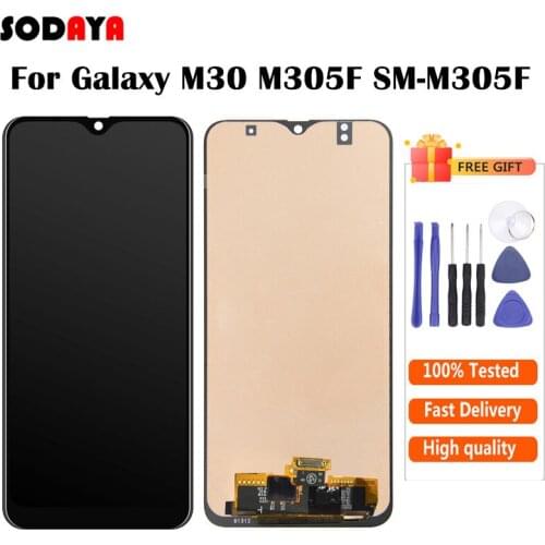 TFT incell For Samsung Galaxy M30 Sm-m305f M305fn M305g M305m M30S LCD Screen With Touch Digitizer Assembly Replacement Parts