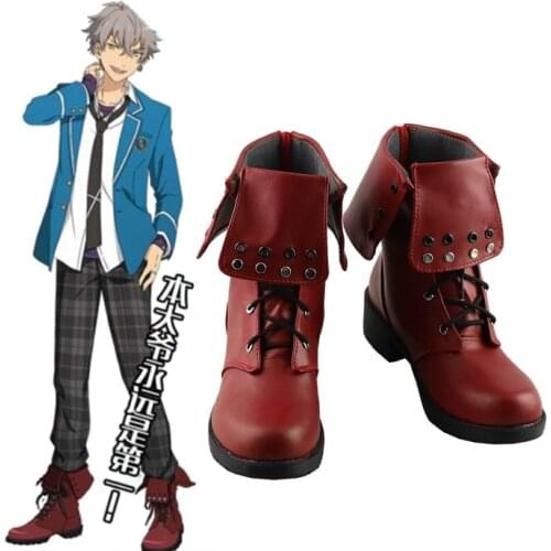 Unisex Anime Cos Ogami Koga Cosplay Costumes Boots Shoes Halloween Christmas Party Custom Made