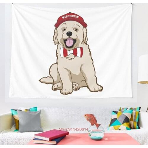 Wisco Pup tapestry bedroom home decoration New Year party large size Tapestry Wall Tapestry Bohemian decorative
