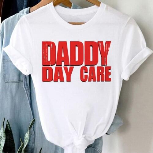 2021 Summer Women t shirt Letter Daddy Tshirt Ladies Streetwear Tops Female Tees Casual Short Sleeve Tee Shirt Femme Size 3XL
