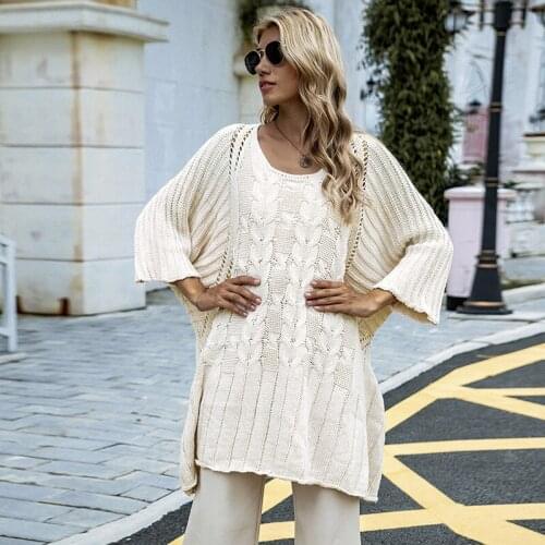 Women Sweater Autumn Winter Knitted Sweaters Pullover Casual Top Pull Femme Knitted Sweaters Knit Sweater Long Jumper