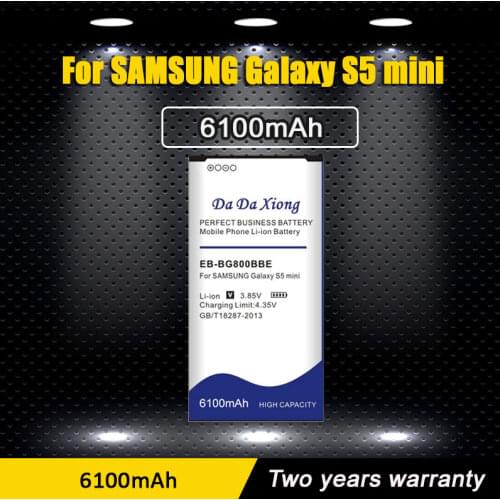 5900mAh EB-BG800BBE EB-BG800CBE Battery Replacement For Samsung GALAXY S5 mini battery G870 SM-G800F SM-G800H Phone battery