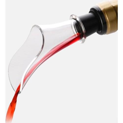 2 Pcs set Acrylic Wine Aerator Pourer And Bottle Stopper For Kitchen Tool Bar Accessories WP-014