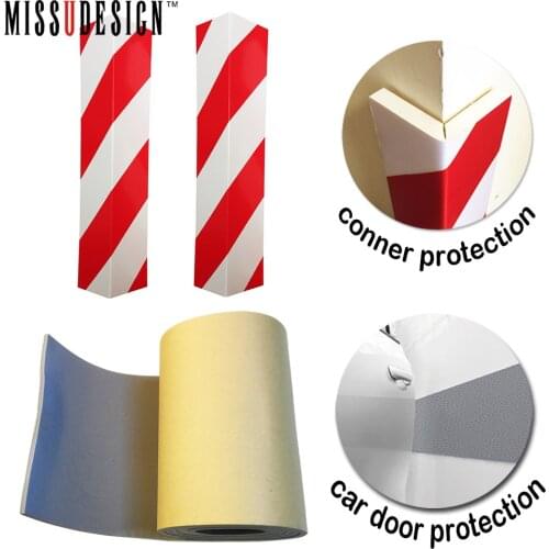 Car 3d Sticker Door Bumper Anti Scratch Guard Garage Wall Edge Corner Auto Parking Assistance Warning Protector