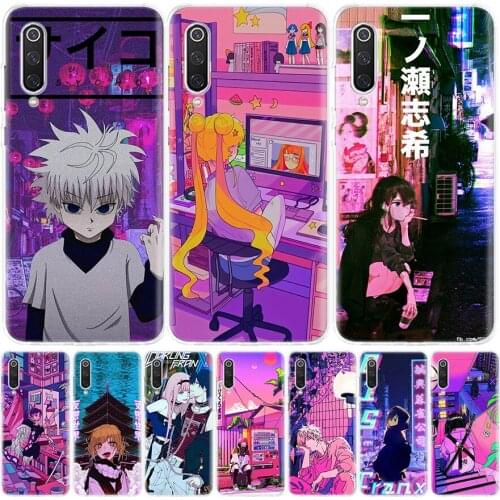 Anime Vaporwave Glitch Hot Silicon Phone Case For Xiaomi Redmi Note 10 9 8 9S 8T 7 6 5 6A 7A 8A 9A 9C Pro Customized Cover Coque