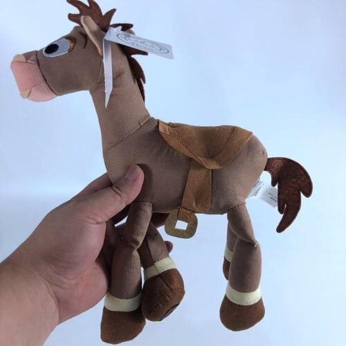 Disney Toy Story 4 Woody Red Heart Horse 25CM PP Cotton Plush Toy Stuffed Animal Dolls Christmas Gift for Children