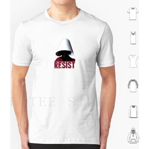 Resist T Shirt Print Cotton Resist Resist Gilead Gilead Handmaid Handmaids Tale The Handmaids Tale Dystopia Elisabeth Moss