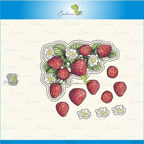 Strawberry cluster metal cutting dies 2021 new diy molds Scrapbooking Paper Making die cuts crafts