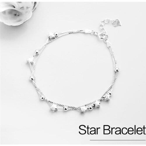 Miuoxion Retro Fashion Personality Party Punk Jewelry Full of Star Bracelet For Women Feature Namour Charm Gift All Seasons