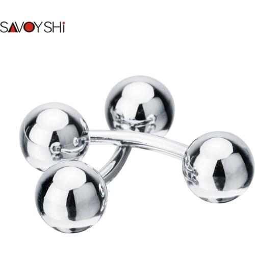 SAVOYSHI Fashion Ball Cufflinks for Mens High Quality Shirt Cuff buttons Metal Cuff links Women Dress Sweater Coat Accessories