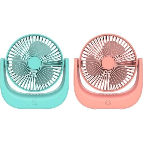M7DF 1200mAh Portable Desk Fan Personal Cooling Fan Table Fan Desktop Fan Portable Fans Baby Stroller Fan Vehicle-Mounted Fan