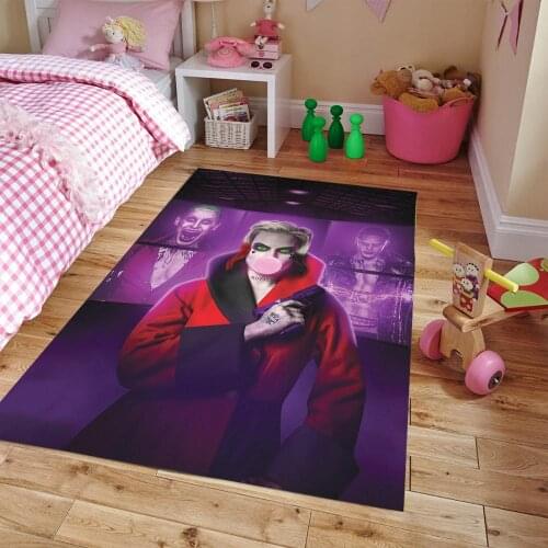 Harley Quinn Non Slip Floor Carpet, Teens Carpet