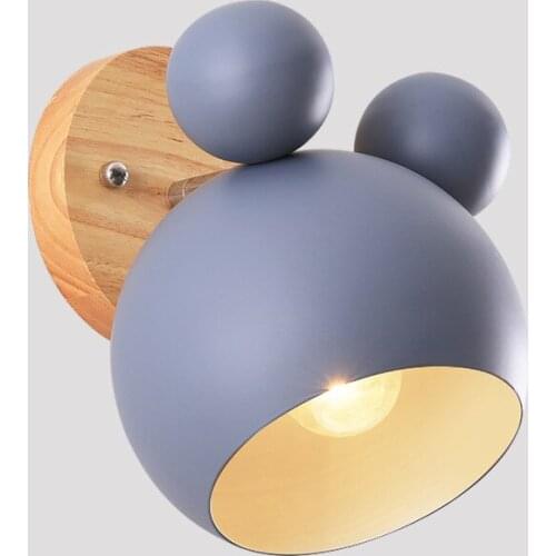 Nordic Creative Macaron Wall Lamp Simple Modern Bedroom Bedside Corridor Aisle Balcony LED Wrought Colorful Iron Led Light