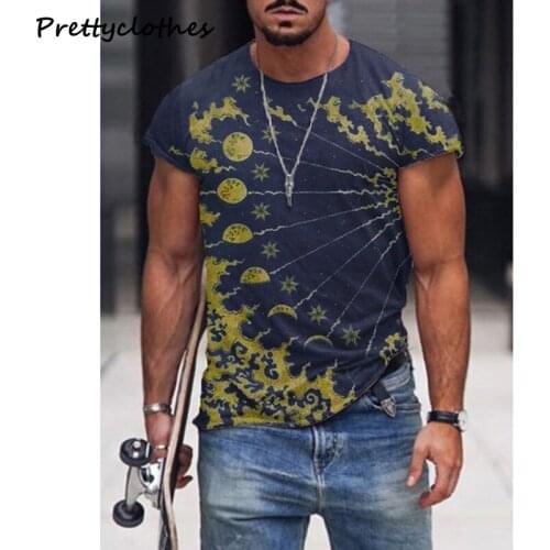 New Mens Clothes Style Printed Short-Sleeved Round Neck T-Shirt Vintage Tops For Summer Man T-Shirts Fashion Shirts Clothing