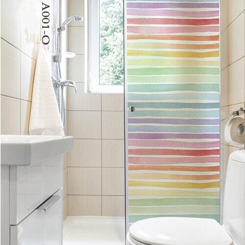 Window Frosted Glass Sticker Transparent Opaque Toilet Anti-aliasing Bathroom Film Anti-peeping Window Paper 30-90CM
