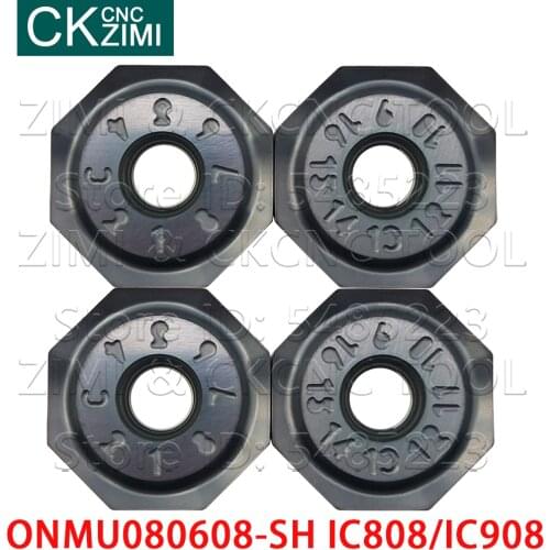 ONMU 080608 ONMU080608-SH IC908 IC808 16-edge octagonal Carbide milling inserts high quality heavy cutting cutter Turning Tools