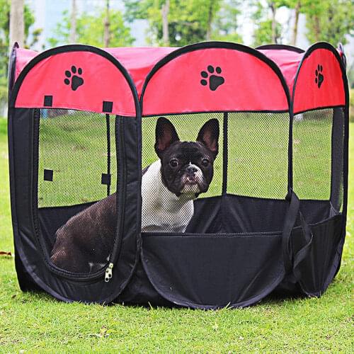 Big Dog Park foldable pet tent Playpen dog cat portable folding, random Color