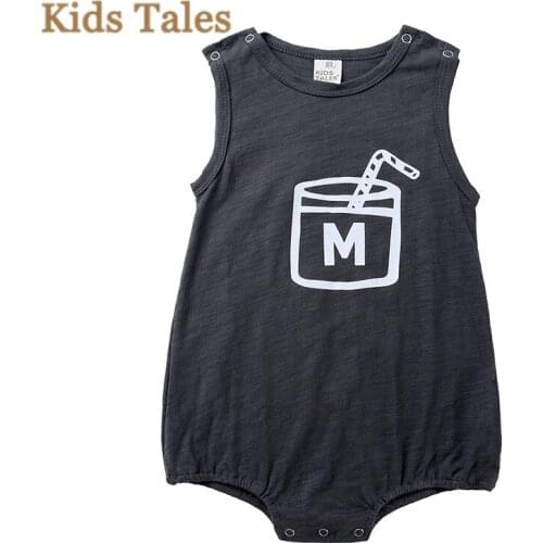 PQ124 Summer Cotton Baby Boy Clothes Girl Baby Romper Baby Clothes One Piece Sleeveless Jumpsuit o-neck Baby Clothing