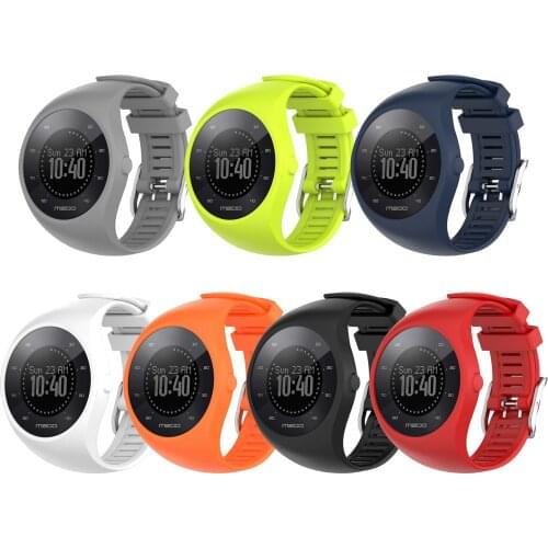 Sport Silicone Wristband Straps for Polar M200 GPS Sports Smartwatch Replacement Watchband Bracelet Watch Strap Bands