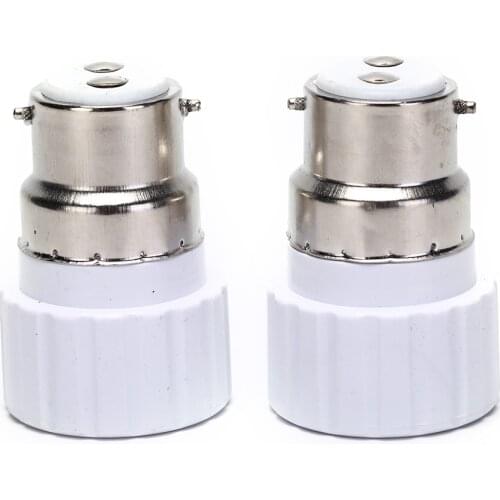 Type B22 to GU10 Bulb Base Converter LED Light Adapter Lamp Socket Bulb Lamp Holder Fireproof Material For Home Light&Lighitng