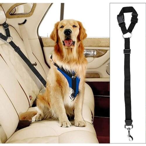Pet Cat and Dog Supplies Car Seat Belt Accessories Adjustable Small and Medium-sized Dogs Travel Car Seat Belt Supplies