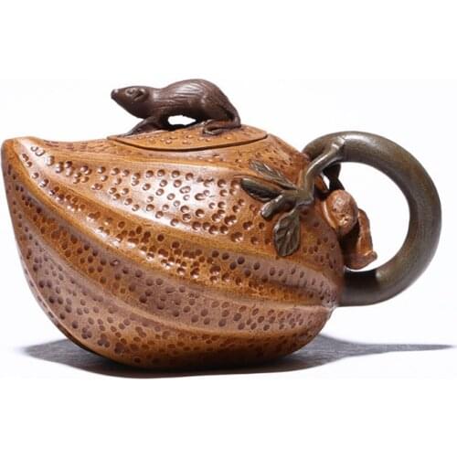 Yixing Handmade Teapot Tea Set Raw Ore Mud Chayote Pot Kung Fu Tea Set Teapot Chinese Tea Set Cute Tea Set Tea set