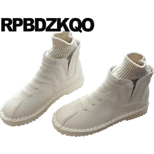 Short 2021 vintage autumn cheap round toe shoes slip on fall brown female waterproof winter boots women booties beige black flat