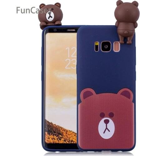 3D Ice Cream Phone Case sFor Funda Samsung S8 Plus Soft TPU Phone Case Casa Plain Phone Case For Samsung Galaxy S8 Plus Luxury